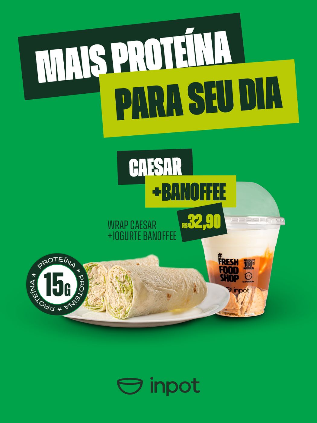 Post da campanha Mais proteína para seu dia