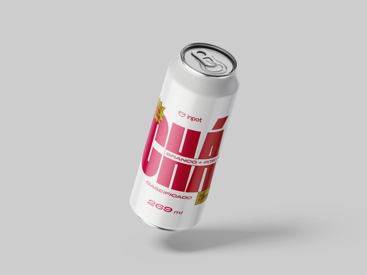 Chá branco Inpot com pitaya
